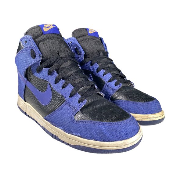 317982-008 Nike Dunk High "Wicked Purple Gold" men's size US 10 - Picture 1 of 10